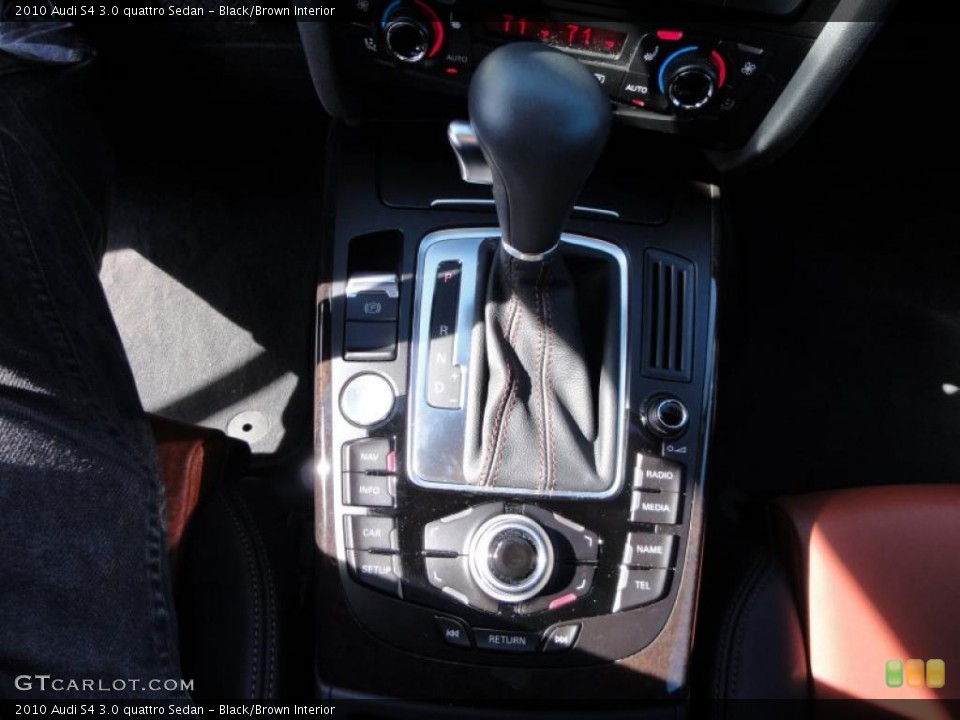 Black/Brown Interior Transmission for the 2010 Audi S4 3.0 quattro Sedan #46427886