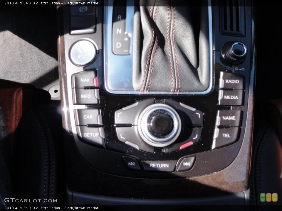 Black/Brown Interior Controls for the 2010 Audi S4 3.0 quattro Sedan #46427901