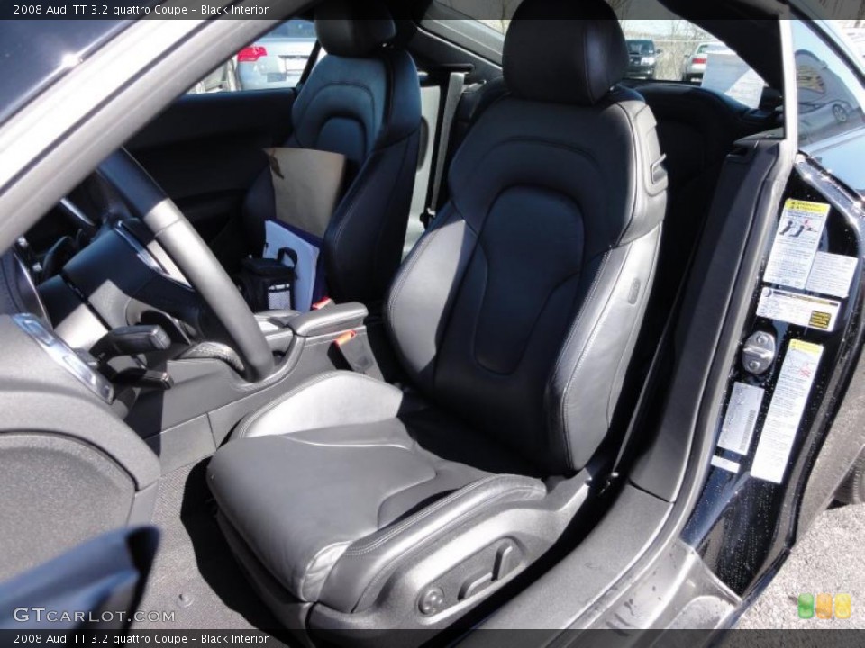 Black Interior Photo for the 2008 Audi TT 3.2 quattro Coupe #46428204