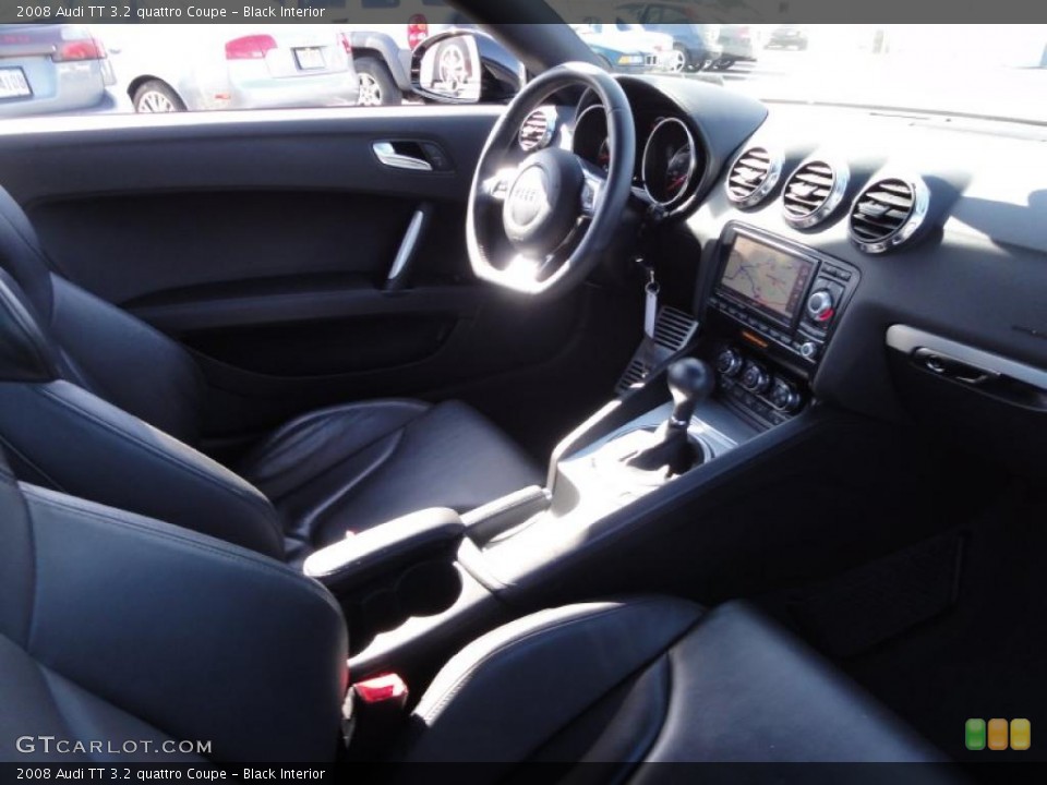 Black Interior Controls for the 2008 Audi TT 3.2 quattro Coupe #46428228