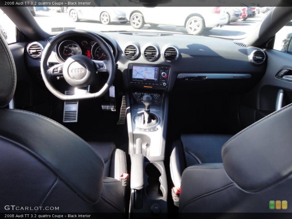 Black Interior Dashboard for the 2008 Audi TT 3.2 quattro Coupe #46428270