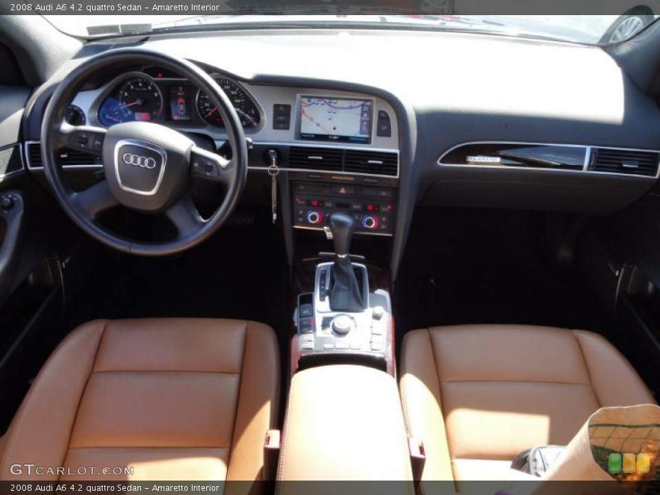 Amaretto Interior Dashboard for the 2008 Audi A6 4.2 quattro Sedan #46428822