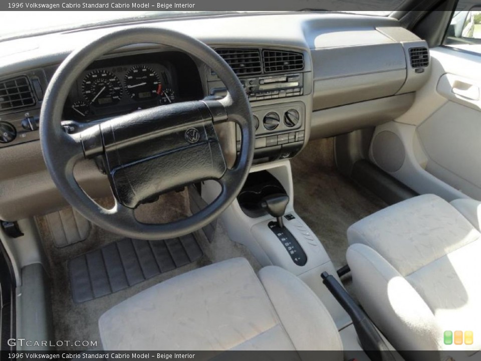 Beige Interior Photo for the 1996 Volkswagen Cabrio  #46429476