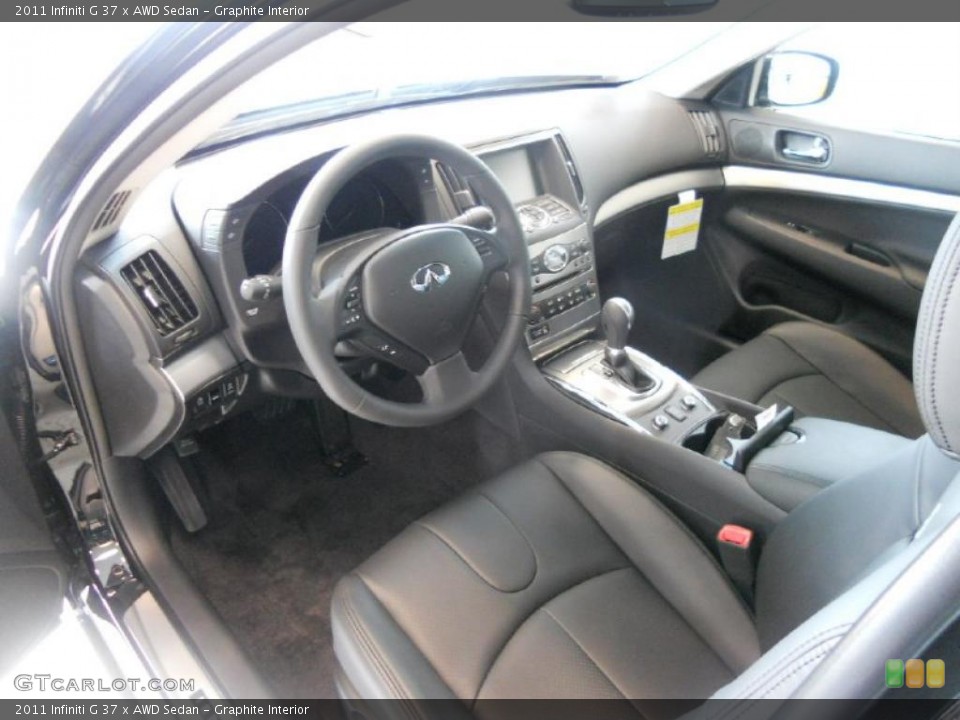 Graphite Interior Photo for the 2011 Infiniti G 37 x AWD Sedan #46429791