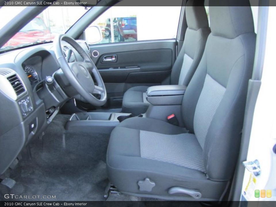 Ebony Interior Photo for the 2010 GMC Canyon SLE Crew Cab #46430244