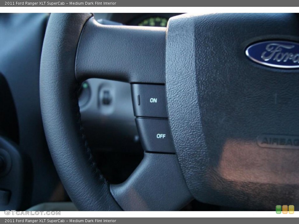 Medium Dark Flint Interior Controls for the 2011 Ford Ranger XLT SuperCab #46430811