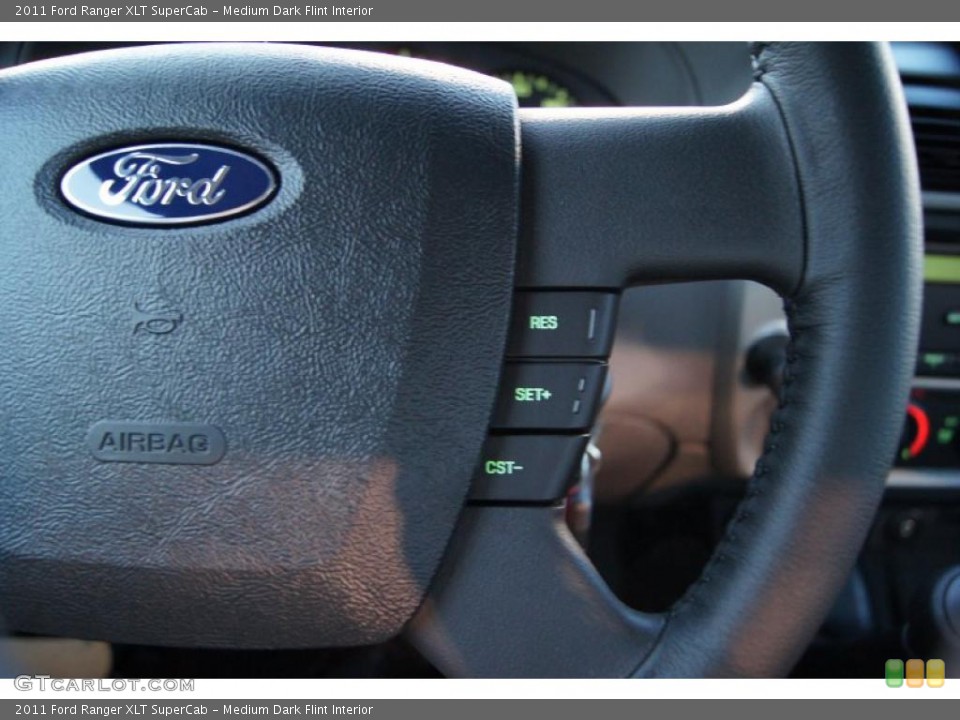 Medium Dark Flint Interior Controls for the 2011 Ford Ranger XLT SuperCab #46430826