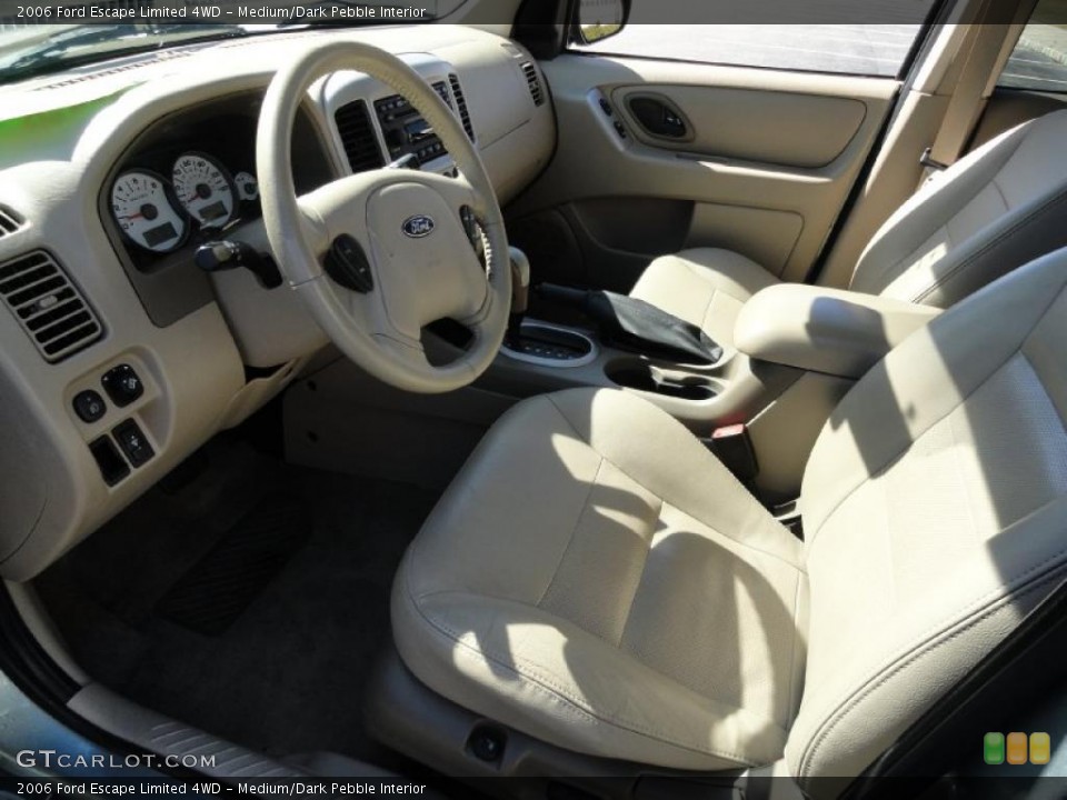 Medium/Dark Pebble Interior Photo for the 2006 Ford Escape Limited 4WD #46431726