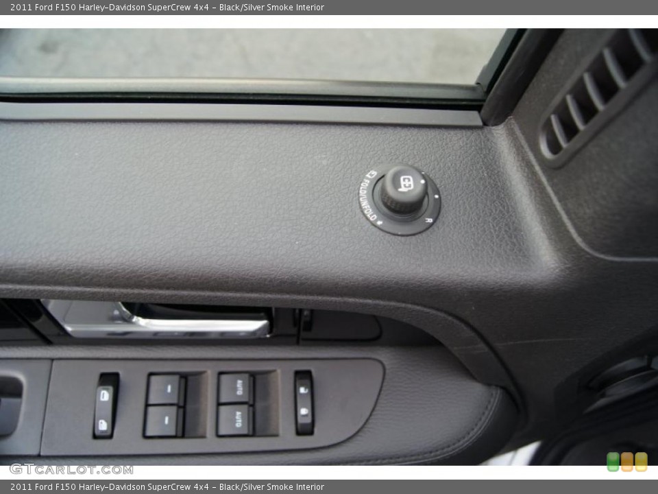 Black/Silver Smoke Interior Controls for the 2011 Ford F150 Harley-Davidson SuperCrew 4x4 #46431957