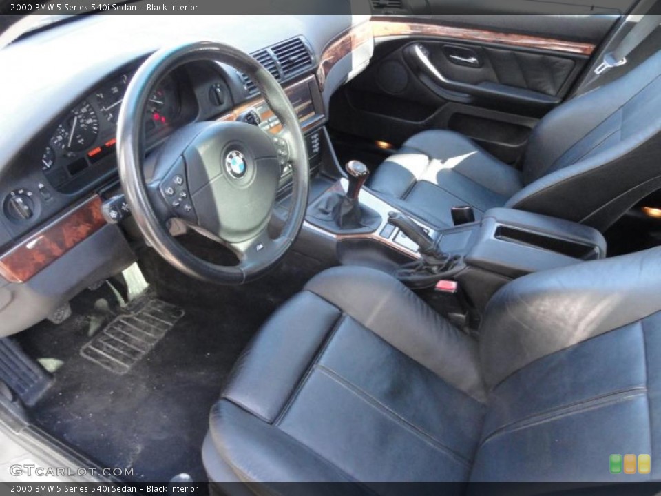 Black Interior Photo for the 2000 BMW 5 Series 540i Sedan #46431981