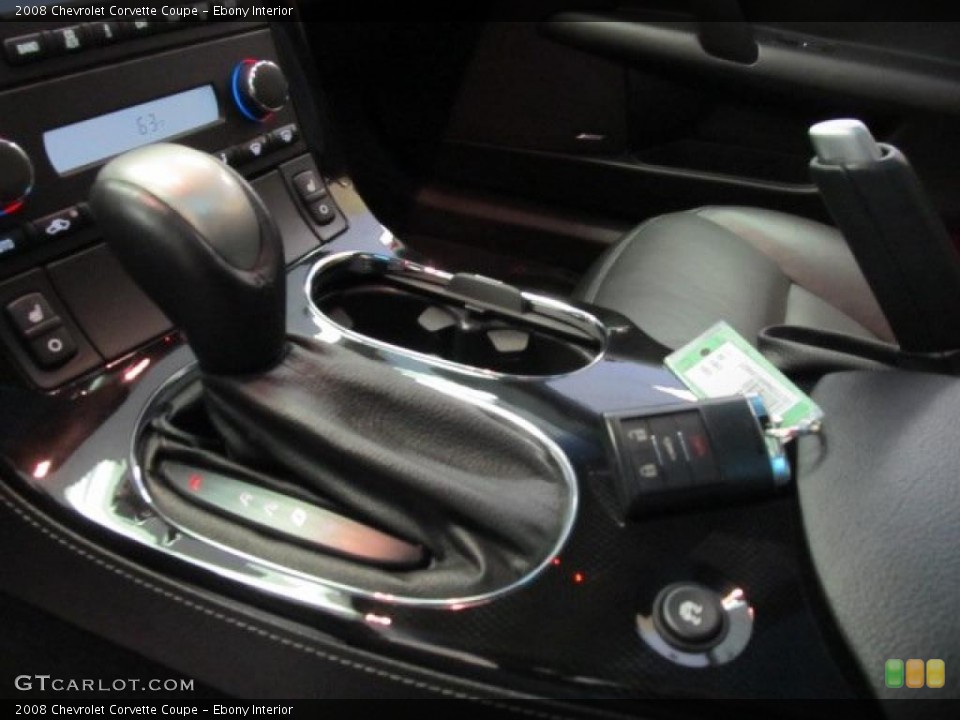 Ebony Interior Transmission for the 2008 Chevrolet Corvette Coupe #46432209