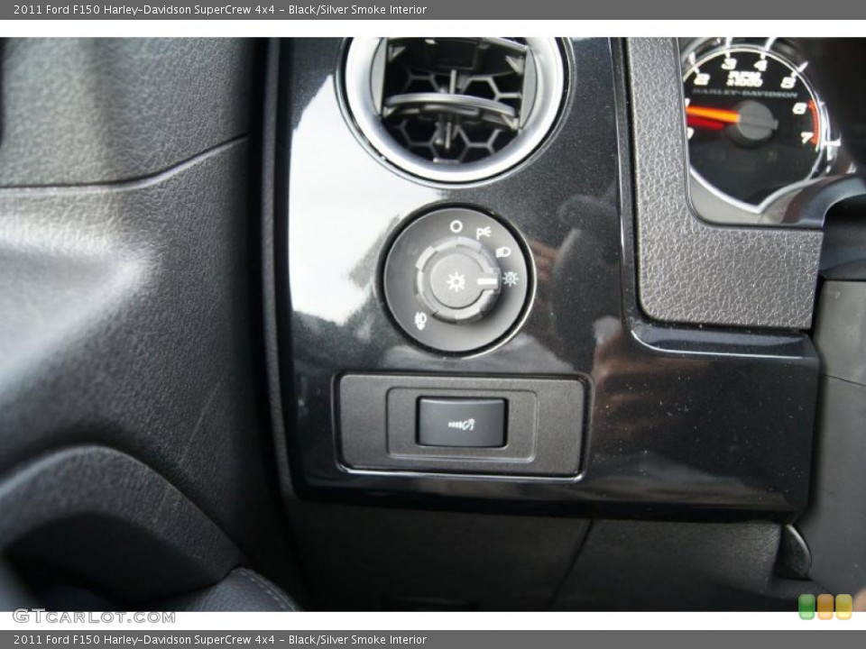 Black/Silver Smoke Interior Controls for the 2011 Ford F150 Harley-Davidson SuperCrew 4x4 #46432230