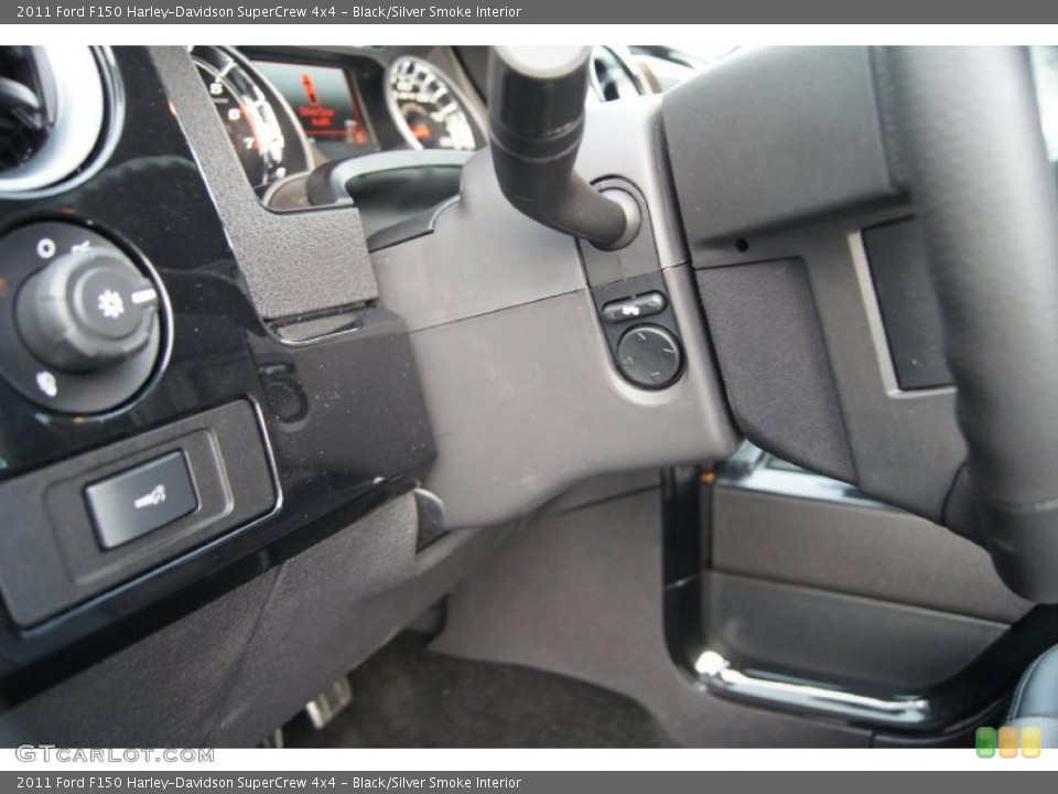 Black/Silver Smoke Interior Controls for the 2011 Ford F150 Harley-Davidson SuperCrew 4x4 #46432257