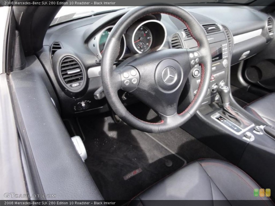 Black Interior Photo for the 2008 Mercedes-Benz SLK 280 Edition 10 Roadster #46433214