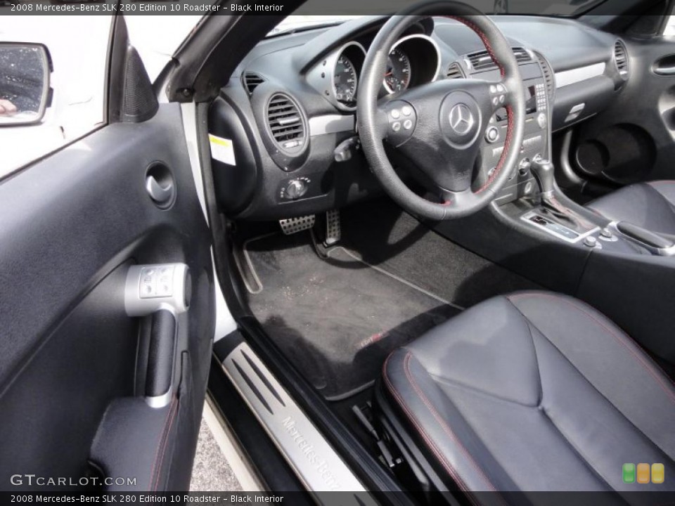 Black Interior Photo for the 2008 Mercedes-Benz SLK 280 Edition 10 Roadster #46433226