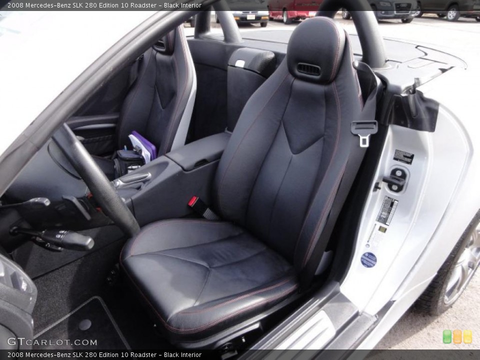 Black Interior Photo for the 2008 Mercedes-Benz SLK 280 Edition 10 Roadster #46433304