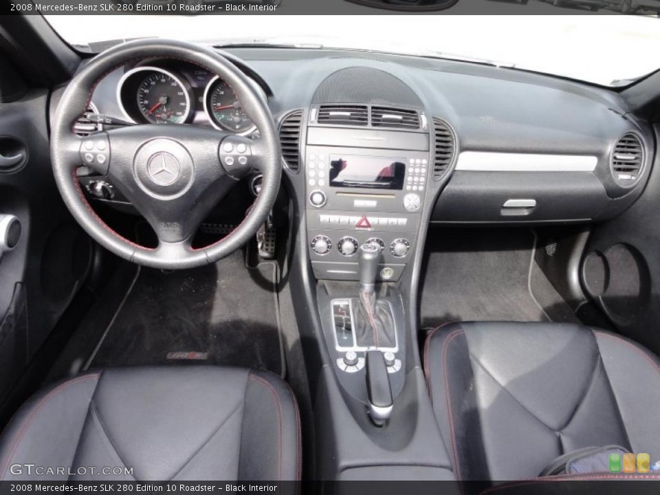 Black Interior Dashboard for the 2008 Mercedes-Benz SLK 280 Edition 10 Roadster #46433397