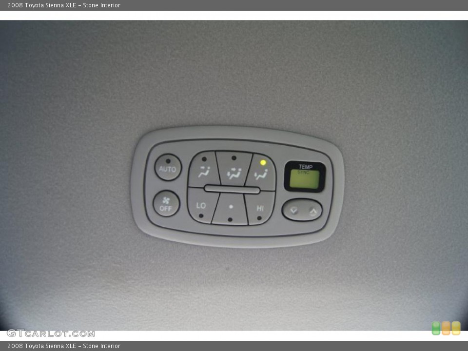Stone Interior Controls for the 2008 Toyota Sienna XLE #46434120