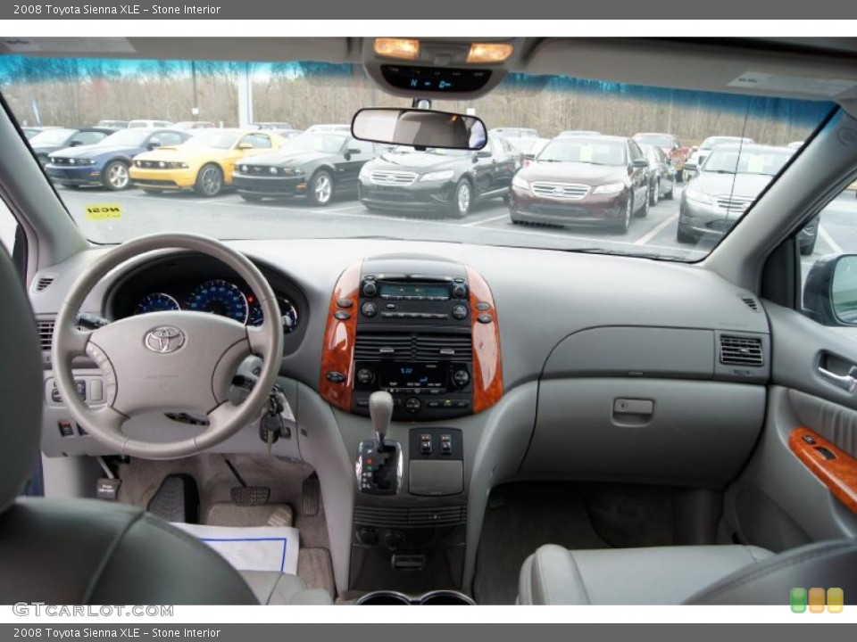 Stone Interior Dashboard for the 2008 Toyota Sienna XLE #46434144