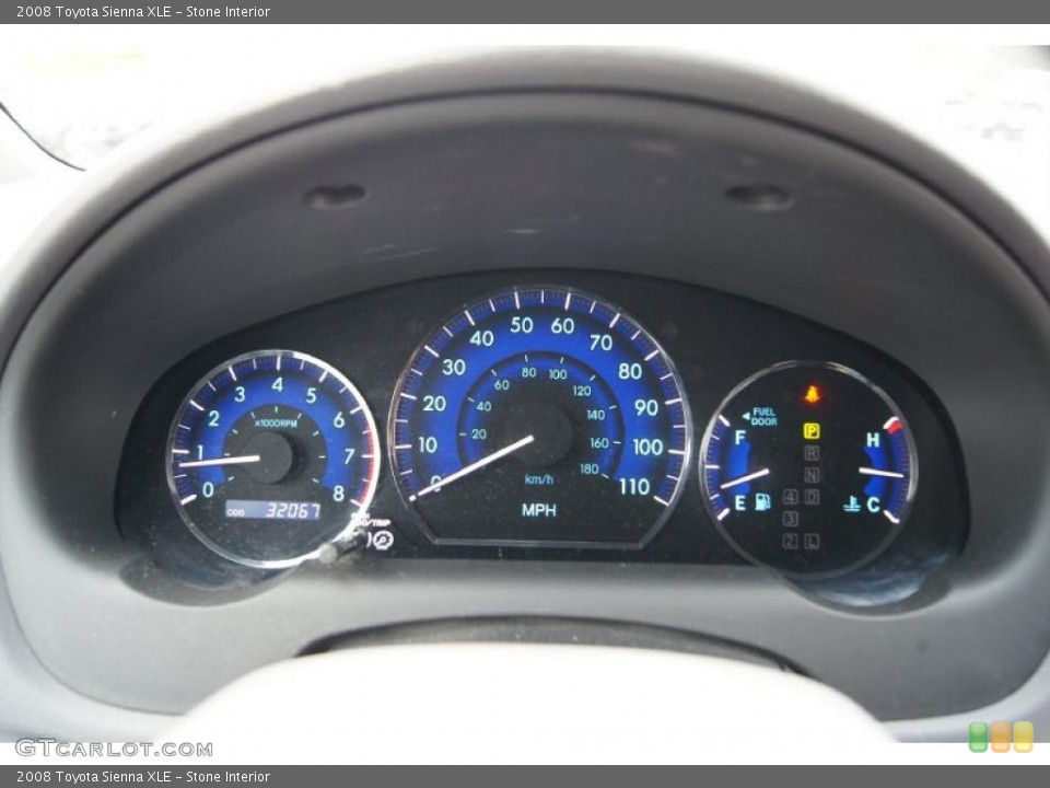 Stone Interior Gauges for the 2008 Toyota Sienna XLE #46434204