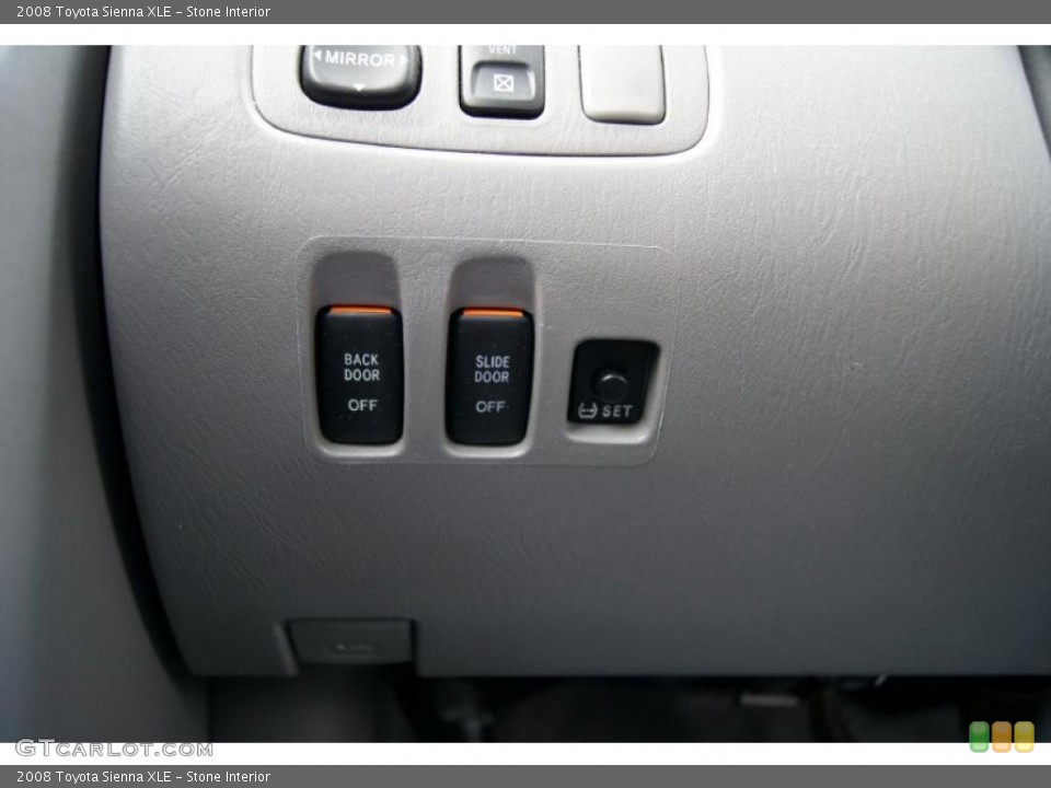 Stone Interior Controls for the 2008 Toyota Sienna XLE #46434369