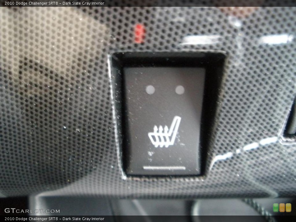 Dark Slate Gray Interior Controls for the 2010 Dodge Challenger SRT8 #46434432
