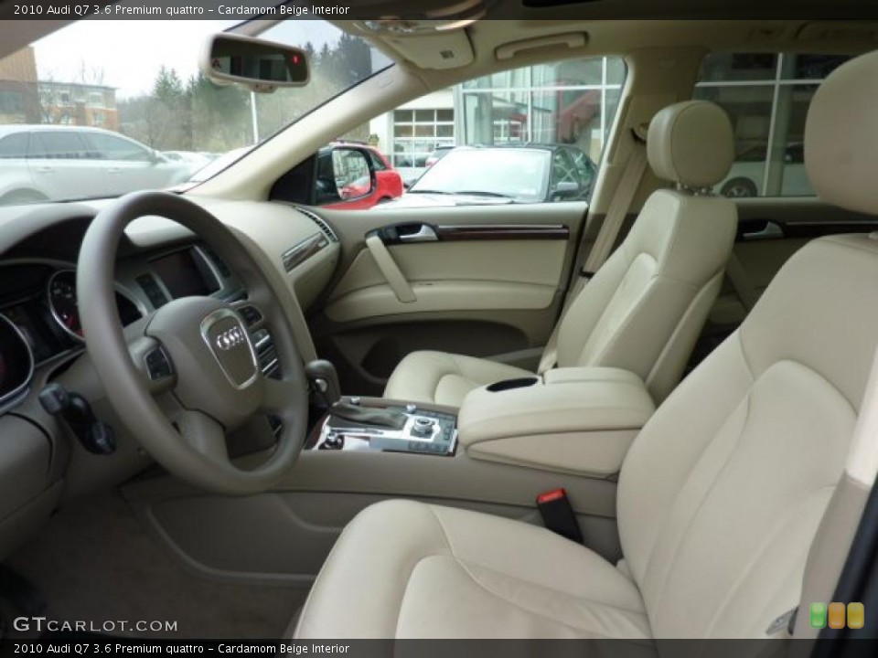 Cardamom Beige Interior Photo for the 2010 Audi Q7 3.6 Premium quattro #46434543
