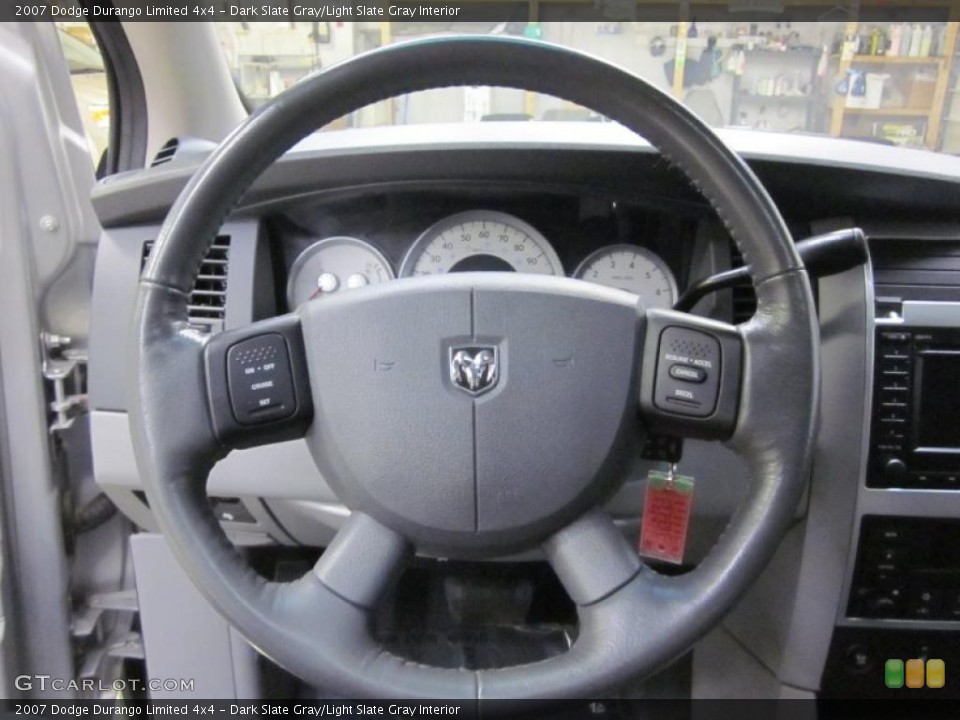 Dark Slate Gray/Light Slate Gray Interior Steering Wheel for the 2007 Dodge Durango Limited 4x4 #46434915