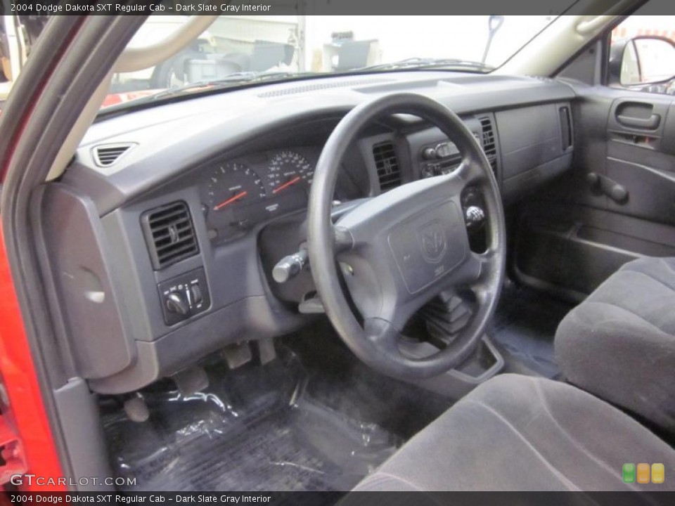 Dark Slate Gray Interior Prime Interior for the 2004 Dodge Dakota SXT Regular Cab #46435167