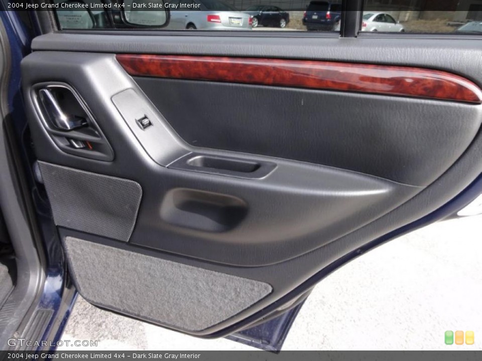 Dark Slate Gray Interior Door Panel for the 2004 Jeep Grand Cherokee Limited 4x4 #46435743