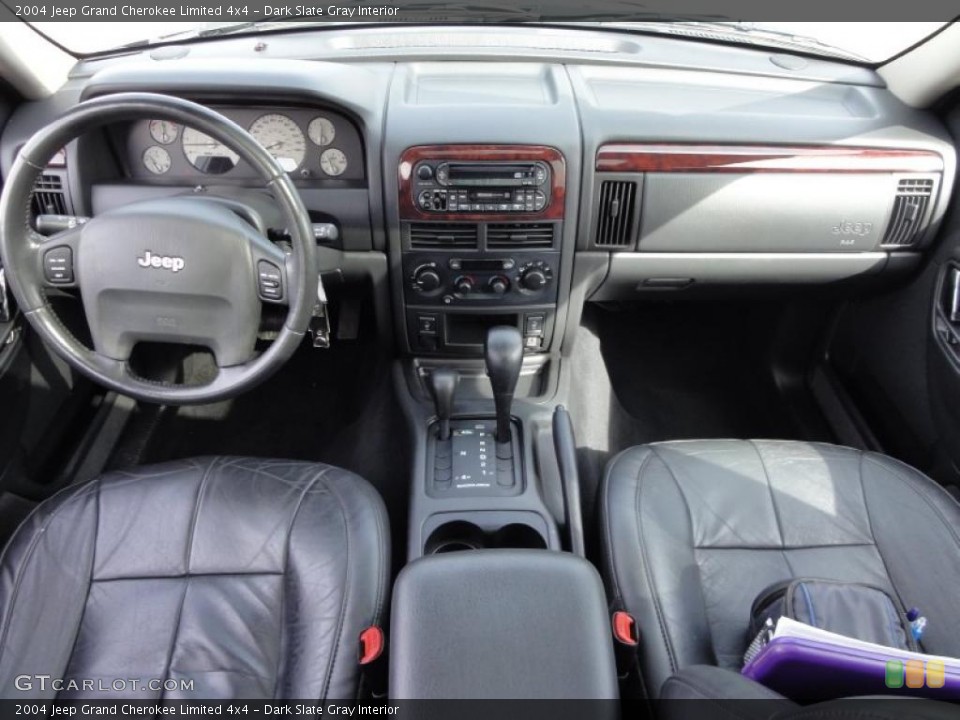 Dark Slate Gray Interior Dashboard for the 2004 Jeep Grand Cherokee Limited 4x4 #46435782