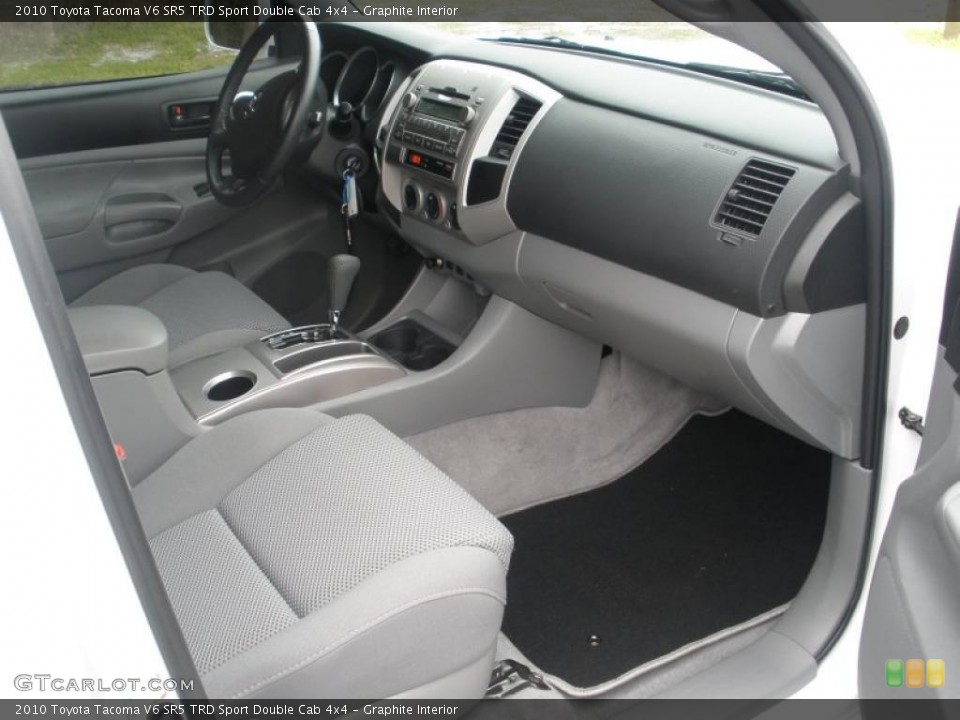 Graphite Interior Dashboard for the 2010 Toyota Tacoma V6 SR5 TRD Sport Double Cab 4x4 #46436691