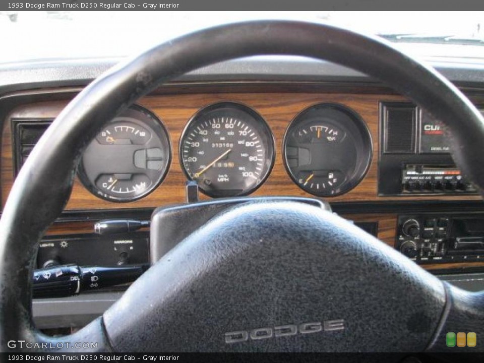 Gray Interior Gauges for the 1993 Dodge Ram Truck D250 Regular Cab #46437072