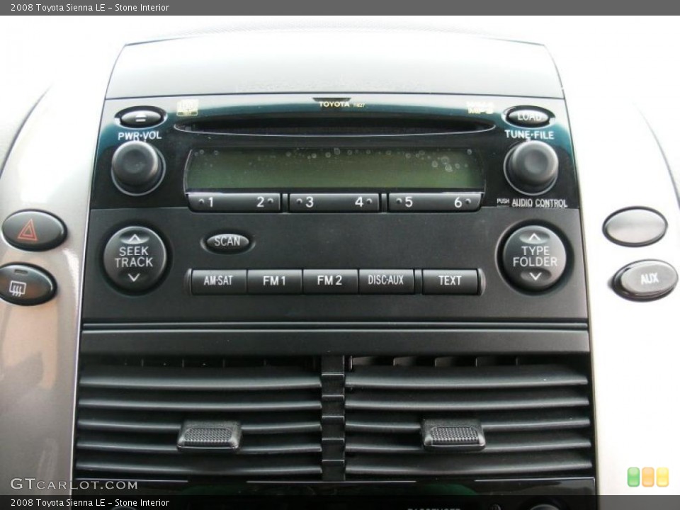 Stone Interior Controls for the 2008 Toyota Sienna LE #46438677