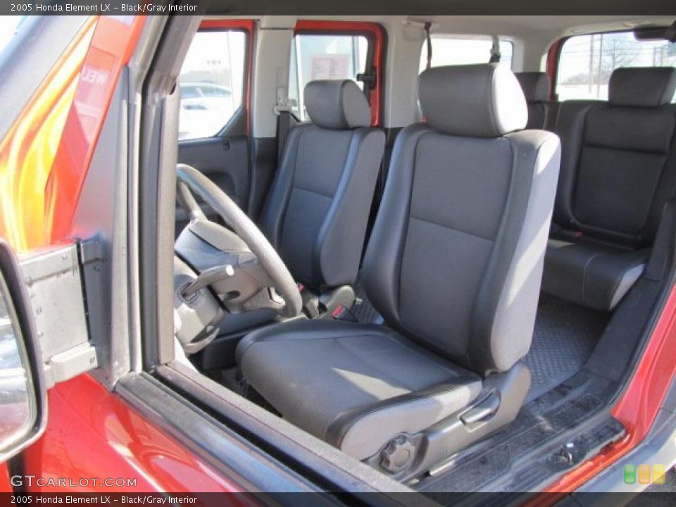 Black/Gray Interior Photo for the 2005 Honda Element LX #46439571