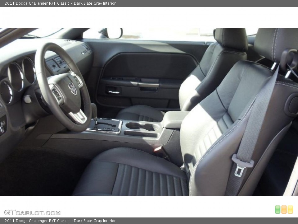 Dark Slate Gray Interior Photo for the 2011 Dodge Challenger R/T Classic #46439682