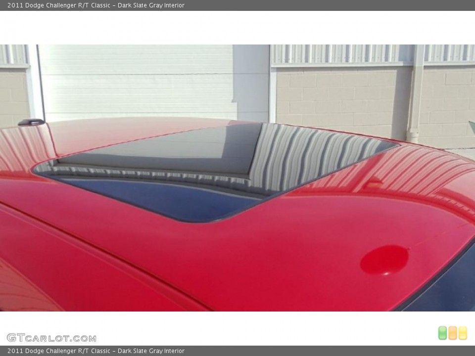 Dark Slate Gray Interior Sunroof for the 2011 Dodge Challenger R/T Classic #46439868