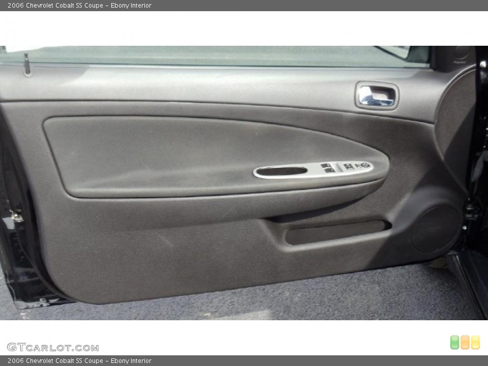 Ebony Interior Door Panel for the 2006 Chevrolet Cobalt SS Coupe #46441056