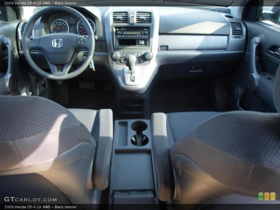 Black Interior Dashboard for the 2009 Honda CR-V LX 4WD #46441125