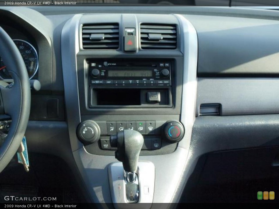 Black Interior Controls for the 2009 Honda CR-V LX 4WD #46441167