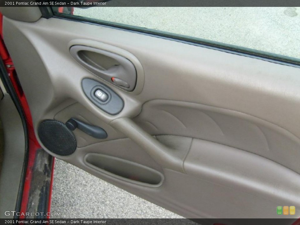Dark Taupe Interior Door Panel for the 2001 Pontiac Grand Am SE Sedan #46441446