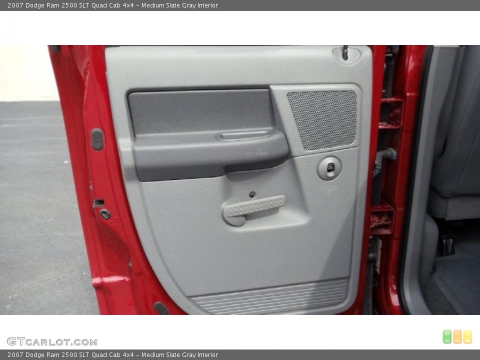 Medium Slate Gray Interior Door Panel for the 2007 Dodge Ram 2500 SLT Quad Cab 4x4 #46441629