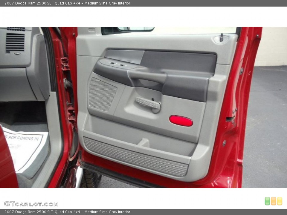 Medium Slate Gray Interior Door Panel for the 2007 Dodge Ram 2500 SLT Quad Cab 4x4 #46441635