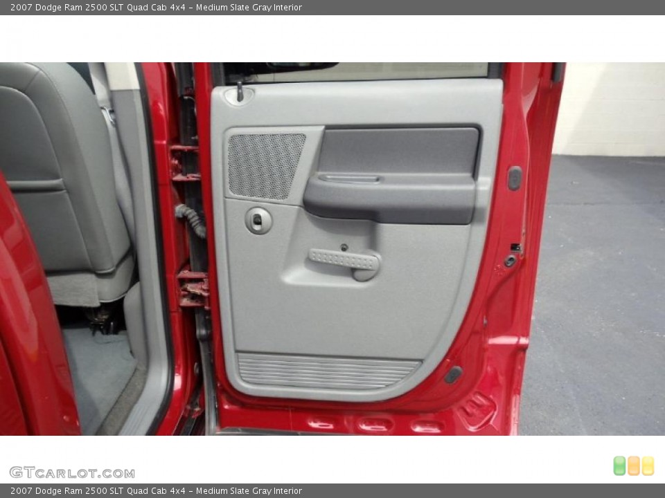 Medium Slate Gray Interior Door Panel for the 2007 Dodge Ram 2500 SLT Quad Cab 4x4 #46441665