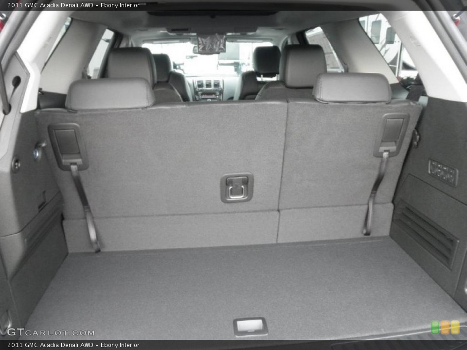 Ebony Interior Trunk for the 2011 GMC Acadia Denali AWD #46442772