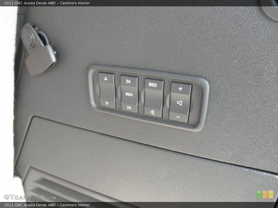 Cashmere Interior Controls for the 2011 GMC Acadia Denali AWD #46443108