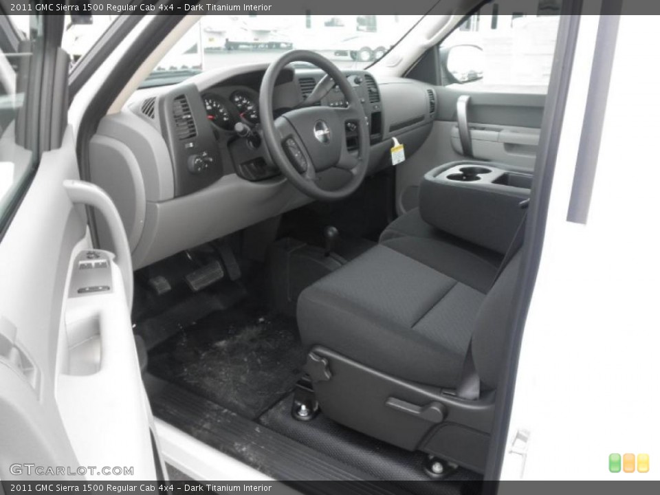 Dark Titanium Interior Photo for the 2011 GMC Sierra 1500 Regular Cab 4x4 #46443261