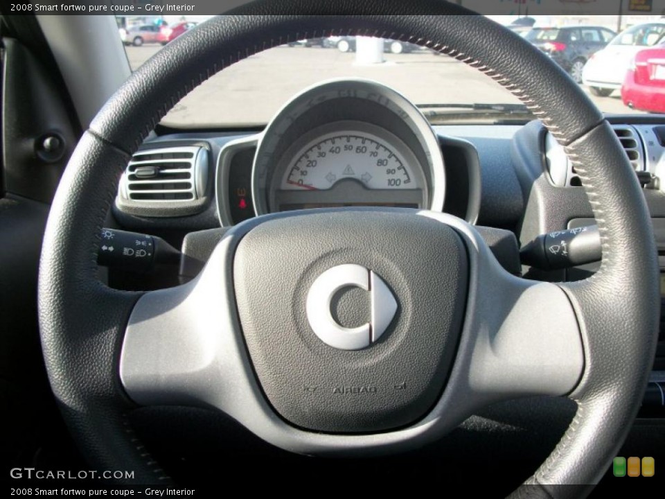Grey Interior Steering Wheel for the 2008 Smart fortwo pure coupe #46444758