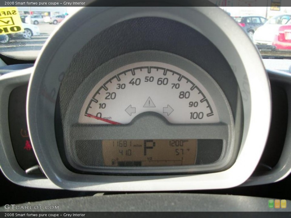 Grey Interior Gauges for the 2008 Smart fortwo pure coupe #46444773