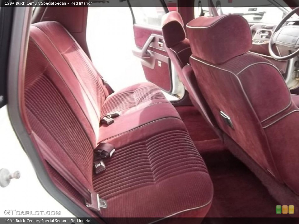 Red Interior Photo for the 1994 Buick Century Special Sedan #46445835